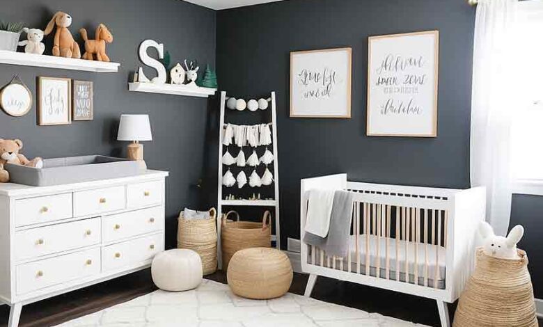 baby boy nursery decor